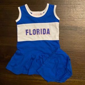 Florida Gators baby cheerleader outfit
